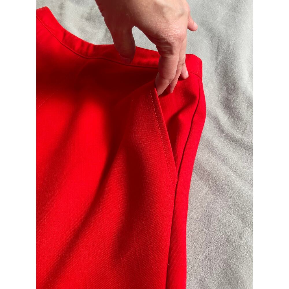 LOFT red A-line fit & Flare Skirt sz 2P - Picture 3 of 9
